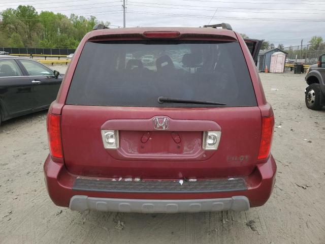 Photo 6 from auction – 2003 HONDA PILOT EX with VIN 2HKYF18423H582513
