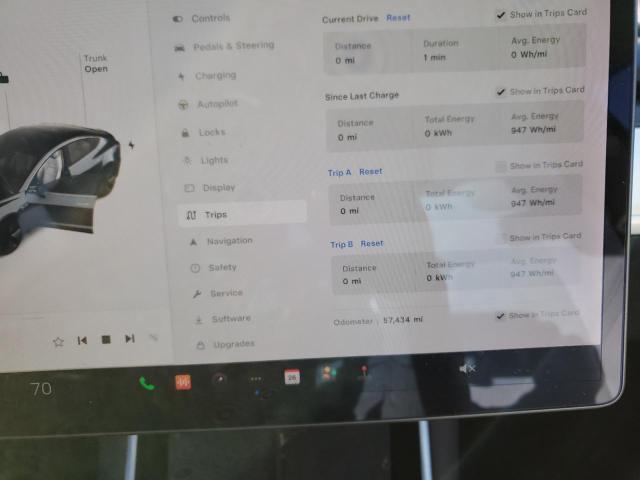 Photo 9 from auction – 2019 TESLA MODEL 3 with VIN 5YJ3E1EB2KF450395