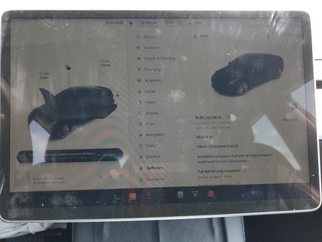 Photo 9 from auction – 2022 TESLA MODEL 3 with VIN 5YJ3E1EBXNF254418