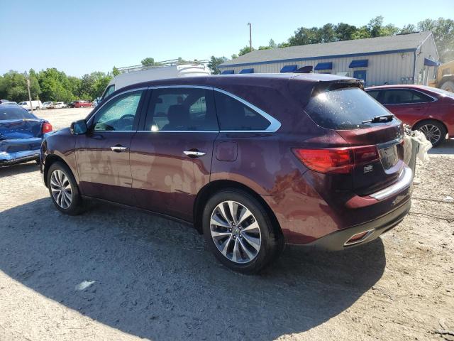 Photo 2 from auction – 2014 ACURA MDX TECHNO with VIN 5FRYD3H44EB016757
