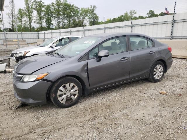 HONDA CIVIC LX 2012 with VIN 19XFB2F50CE062240 - Photo from auction