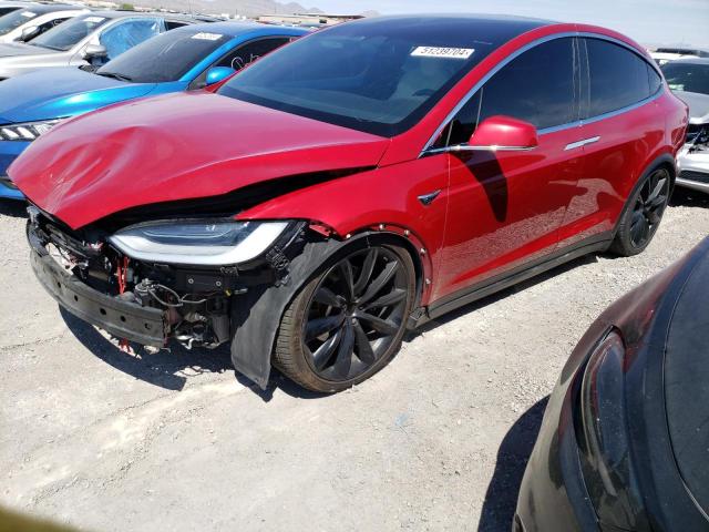 TESLA MODEL X 2020 with VIN 5YJXCBE22LF244881 - Photo from auction