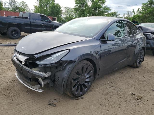 TESLA MODEL Y 2021 with VIN 5YJYGDEF5MF230546 - Photo from auction