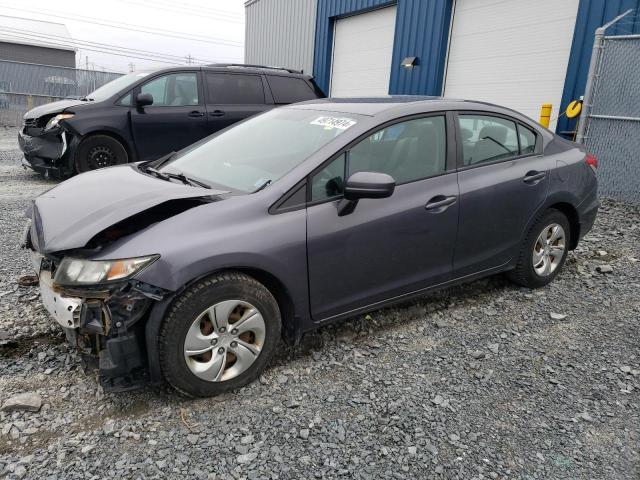 HONDA CIVIC LX 2014 with VIN 2HGFB2F44EH029726 - Photo from auction