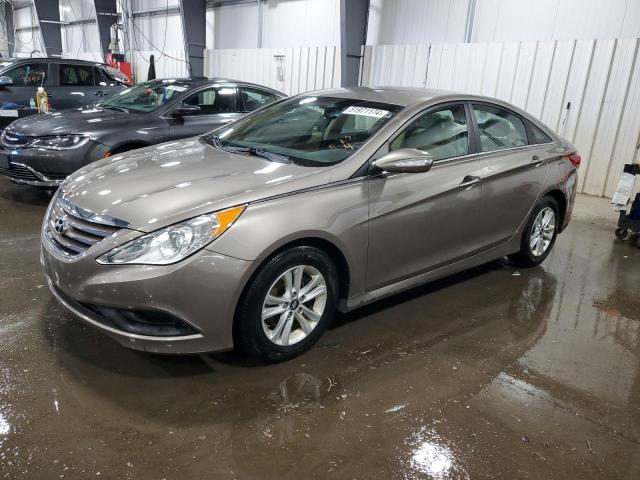 HYUNDAI SONATA GLS 2014 with VIN 5NPEB4AC9EH902625 - Photo from auction