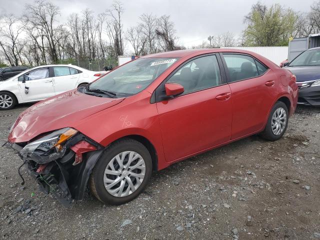 TOYOTA COROLLA L 2018 with VIN 5YFBURHE2JP815907 - Photo from auction