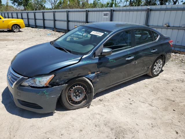 NISSAN SENTRA S 2013 with VIN 3N1AB7AP2DL722178 - Photo from auction