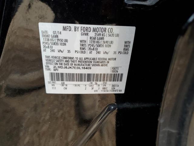Photo 14 from auction – 2014 LINCOLN MKX with VIN 2LMDJ8JK7EBL18409