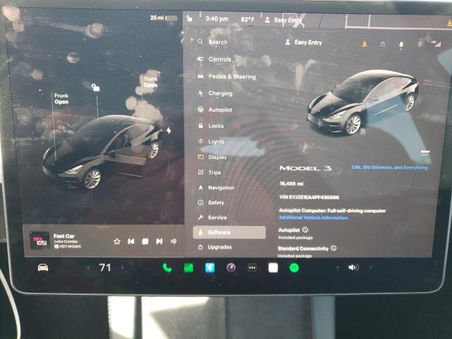Photo 9 from auction – 2023 TESLA MODEL 3 with VIN 5YJ3E1EA4PF430566