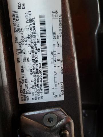 Photo 14 from auction – 2013 FORD ESCAPE SE with VIN 1FMCU0GX3DUB56631