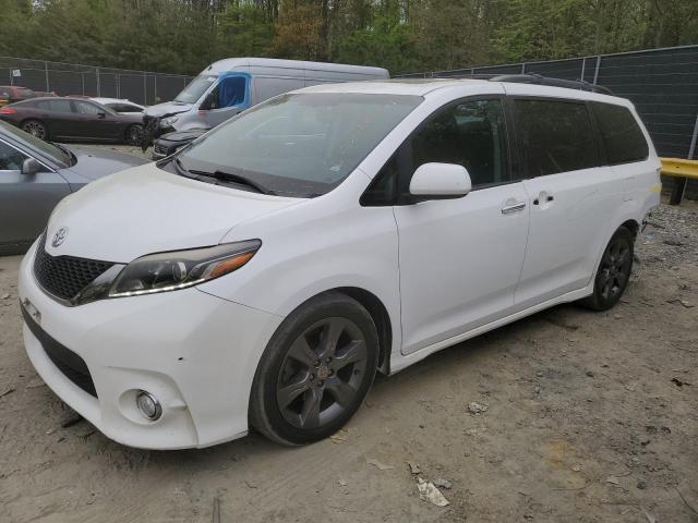 TOYOTA SIENNA SE 2016 with VIN 5TDXK3DC8GS765642 - Photo from auction