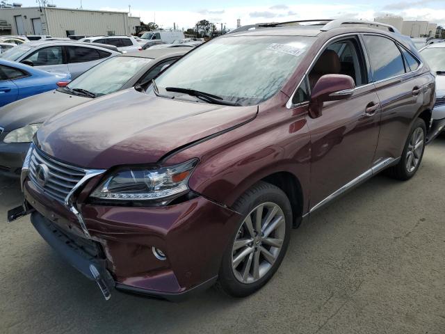 LEXUS RX 450H 2015 with VIN JTJBC1BAXF2461003 - Photo from auction