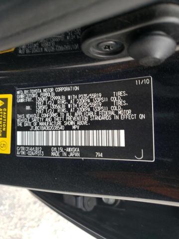 Photo 14 from auction – 2011 LEXUS RX 450 with VIN JTJBC1BA0B2038540
