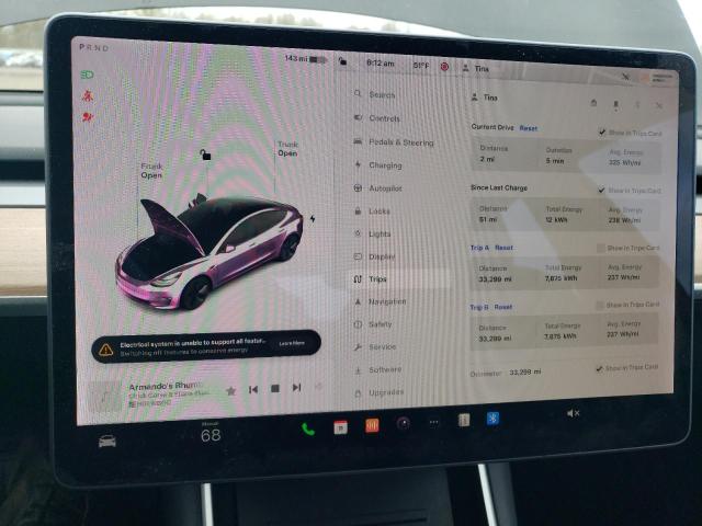 Photo 9 from auction – 2019 TESLA MODEL 3 with VIN 5YJ3E1EA1KF313410