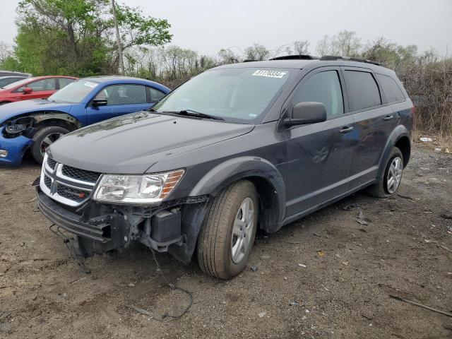 DODGE JOURNEY SE 2017 with VIN 3C4PDCAB7HT584125 - Photo from auction