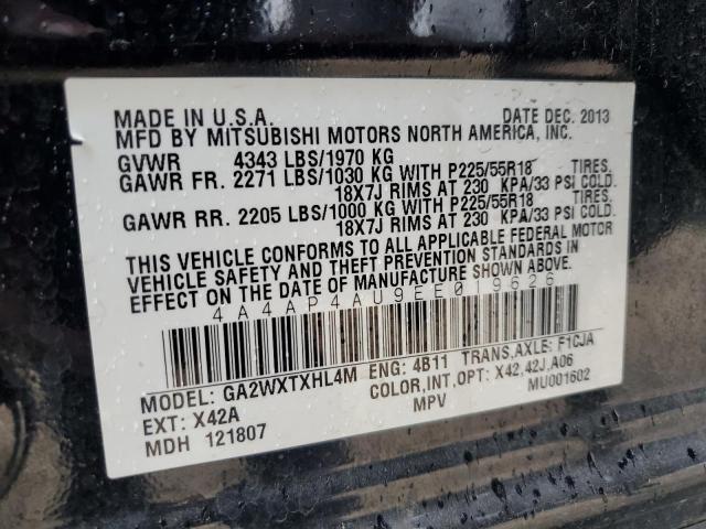 Photo 14 from auction – 2014 MITSUBISHI OUTLANDER with VIN 4A4AP4AU9EE019626