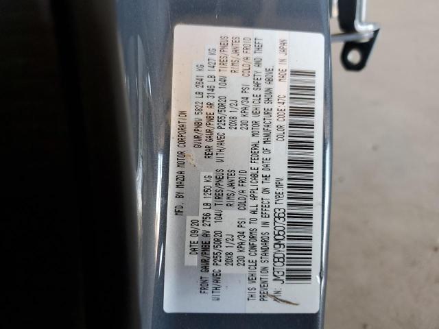 Photo 14 from auction – 2021 MAZDA CX-9 GRAND with VIN JM3TCBDY9M0507363
