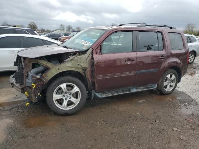 HONDA PILOT EXL 2013 with VIN 5FNYF4H56DB037246 - Photo from auction