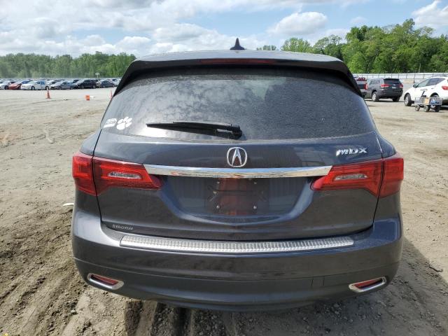 Photo 6 from auction – 2016 ACURA MDX TECHNO with VIN 5FRYD3H40GB009968