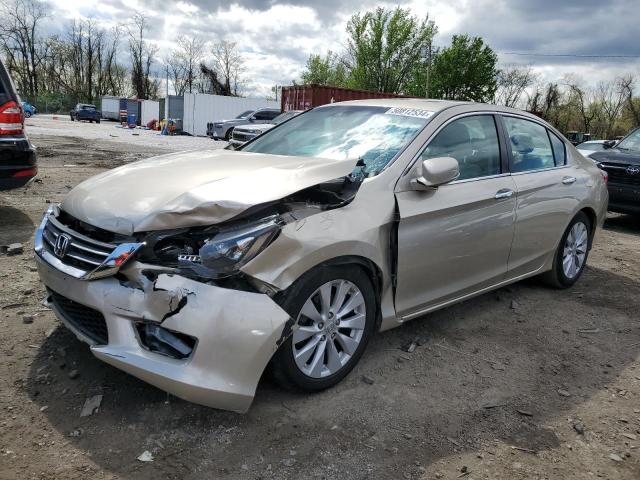 HONDA ACCORD EXL 2014 with VIN 1HGCR2F86EA013978 - Photo from auction