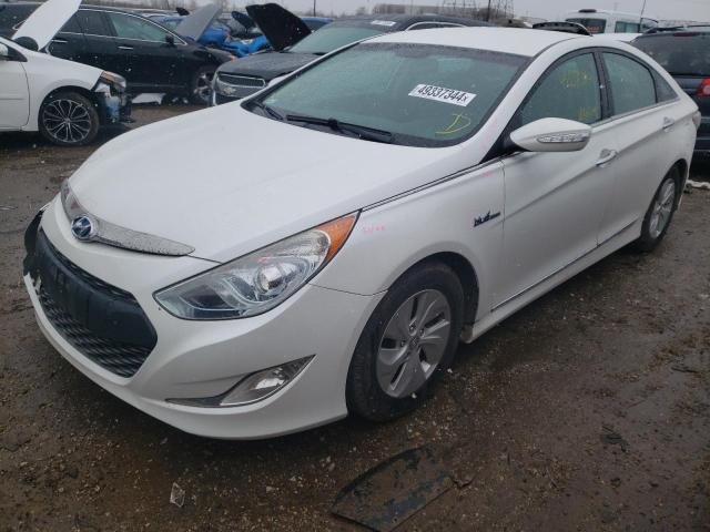 HYUNDAI SONATA HYB 2013 with VIN KMHEC4A49DA086619 - Photo from auction