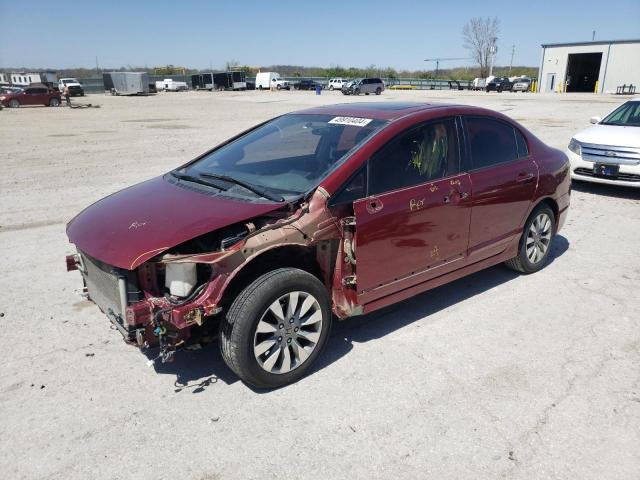 HONDA CIVIC EXL 2011 with VIN 2HGFA1F96BH518293 - Photo from auction