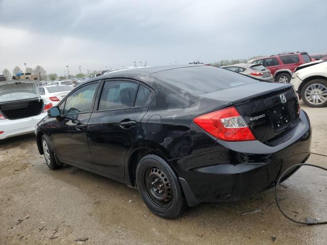 Photo 2 from auction – 2012 HONDA CIVIC LX with VIN 19XFB2F54CE105669