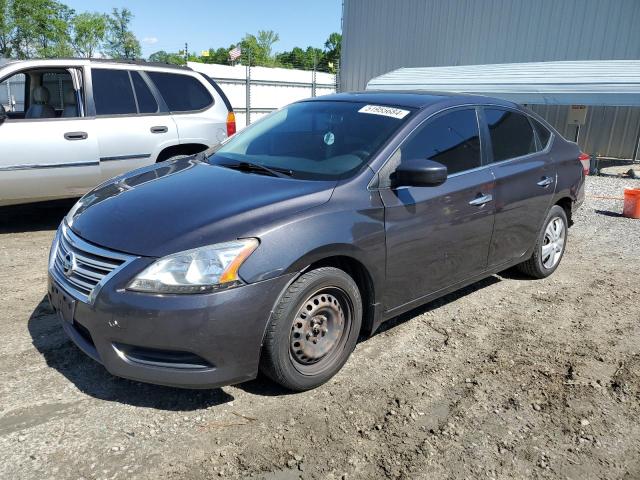 NISSAN SENTRA S 2013 with VIN 3N1AB7AP7DL734262 - Photo from auction