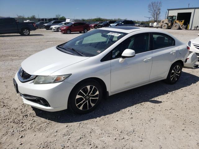 HONDA CIVIC EXL 2013 with VIN 19XFB2F95DE056387 - Photo from auction