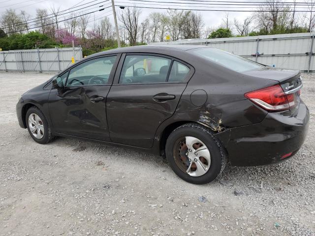 Photo 2 from auction – 2013 HONDA CIVIC LX with VIN 2HGFB2F56DH582806