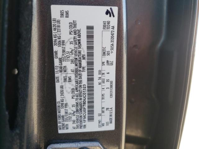 Photo 14 from auction – 2013 FORD ESCAPE S with VIN 1FMCU0F78DUC01323