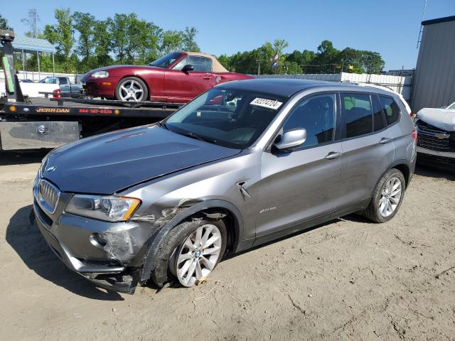 BMW X3 XDRIVE2 2013 with VIN 5UXWX9C53D0D05758 - Photo from auction