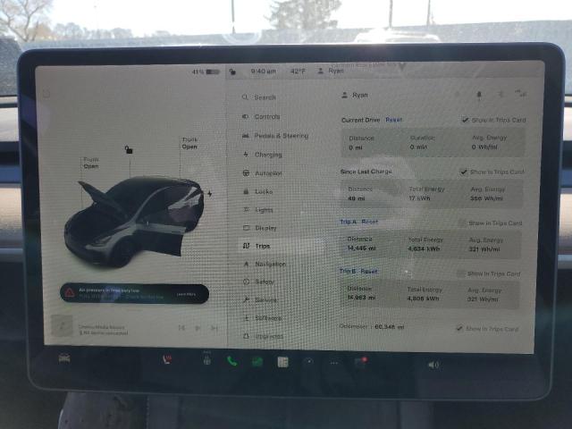 Photo 9 from auction – 2021 TESLA MODEL Y with VIN 5YJYGDEF0MF194829