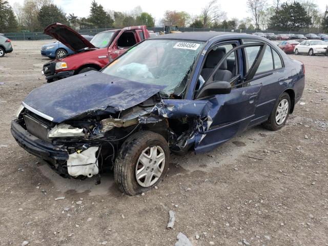 HONDA CIVIC LX 2003 with VIN 2HGES166X3H590209 - Photo from auction