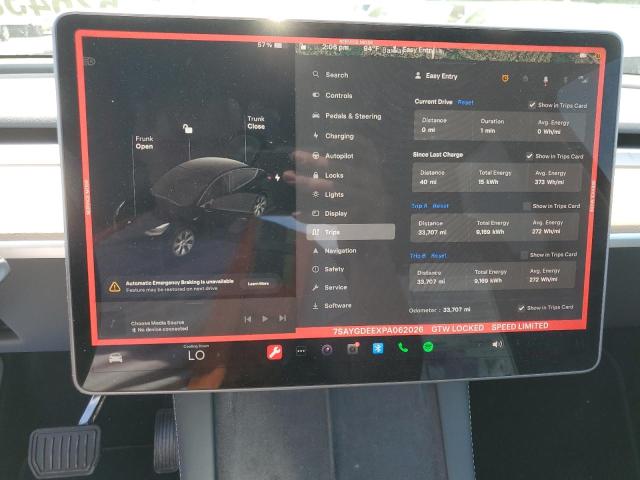 Photo 9 from auction – 2023 TESLA MODEL Y with VIN 7SAYGDEEXPA062026