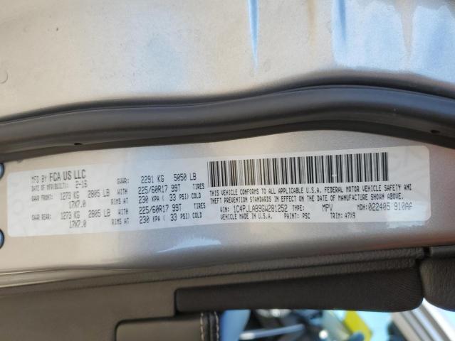 Photo 14 from auction – 2016 JEEP CHEROKEE S with VIN 1C4PJLAB9GW281252