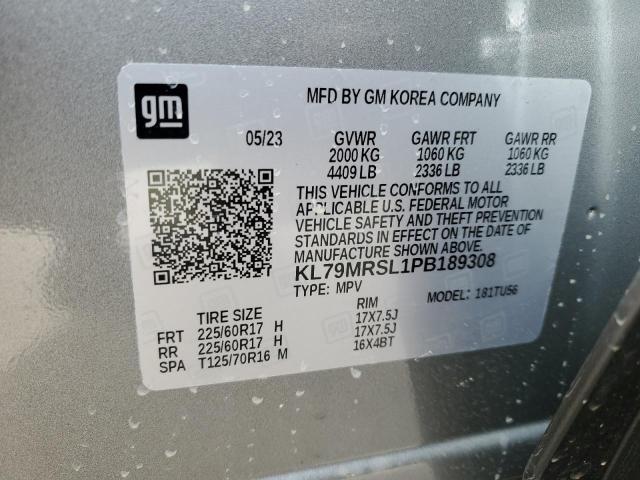 Photo 14 from auction – 2023 CHEVROLET TRAILBLAZE with VIN KL79MRSL1PB189308