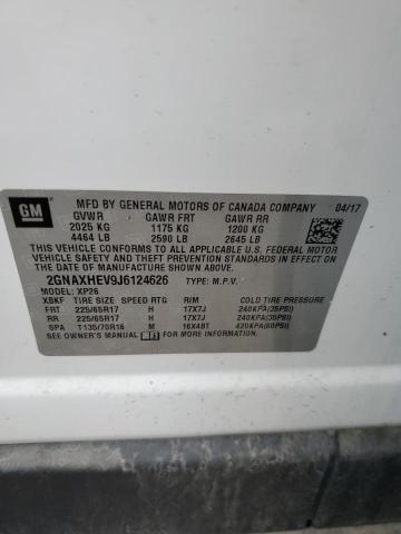 Photo 14 from auction – 2018 CHEVROLET EQUINOX LS with VIN 2GNAXHEV9J6124626