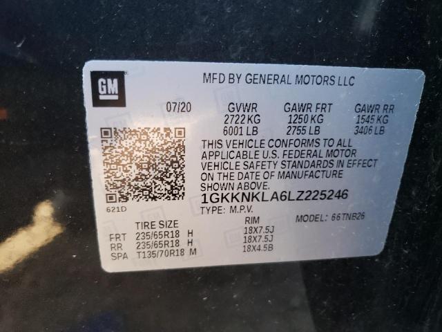 Photo 14 from auction – 2020 GMC ACADIA SLE with VIN 1GKKNKLA6LZ225246