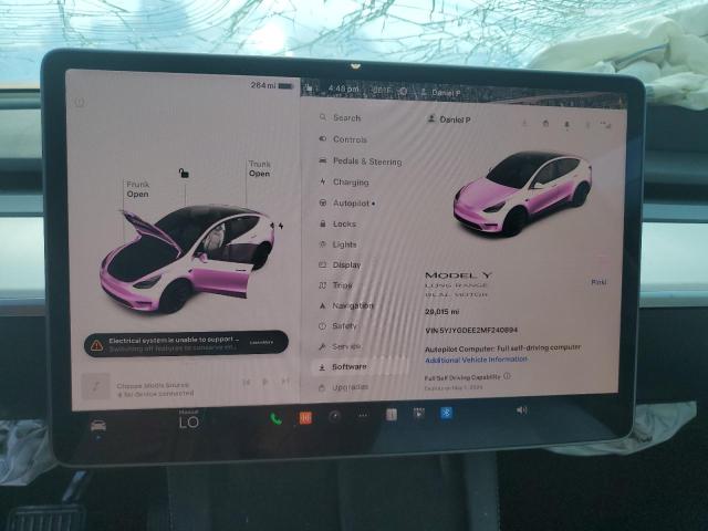 Photo 9 from auction – 2021 TESLA MODEL Y with VIN 5YJYGDEE2MF240894