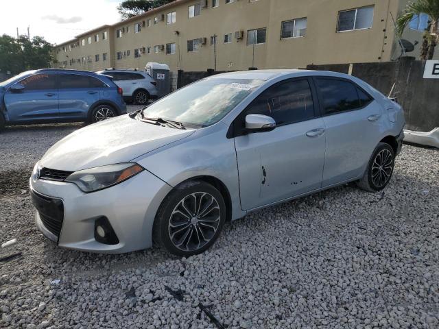 TOYOTA COROLLA L 2015 with VIN 2T1BURHE1FC385567 - Photo from auction