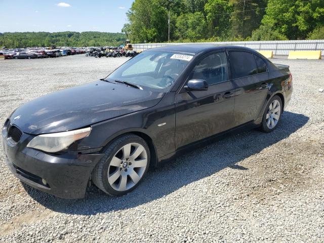 BMW 545 I 2005 with VIN WBANB33515B115871 - Photo from auction