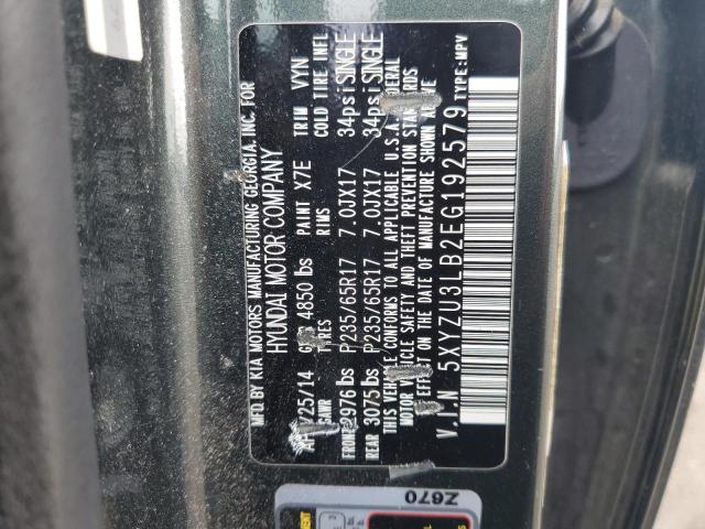 Photo 14 from auction – 2014 HYUNDAI SANTA FE S with VIN 5XYZU3LB2EG192579