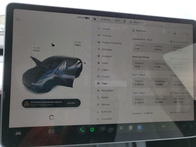 Photo 9 from auction – 2023 TESLA MODEL Y with VIN 7SAYGDEE2PF865545