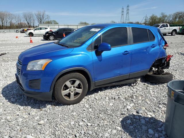 CHEVROLET TRAX 1LS 2015 with VIN KL7CJPSB0FB229676 - Photo from auction
