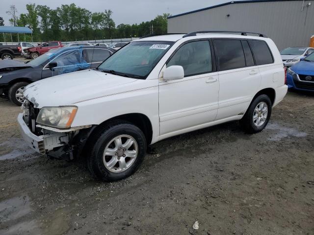 TOYOTA HIGHLANDER 2002 with VIN JTEHF21AX20048169 - Photo from auction