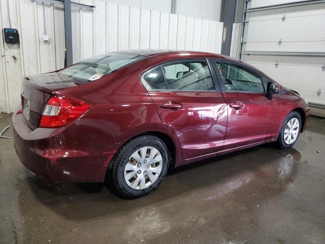 Photo 3 from auction – 2012 HONDA CIVIC LX with VIN 19XFB2F59CE337202