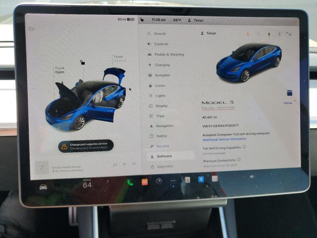 Photo 9 from auction – 2018 TESLA MODEL 3 with VIN 5YJ3E1EB4JF080677