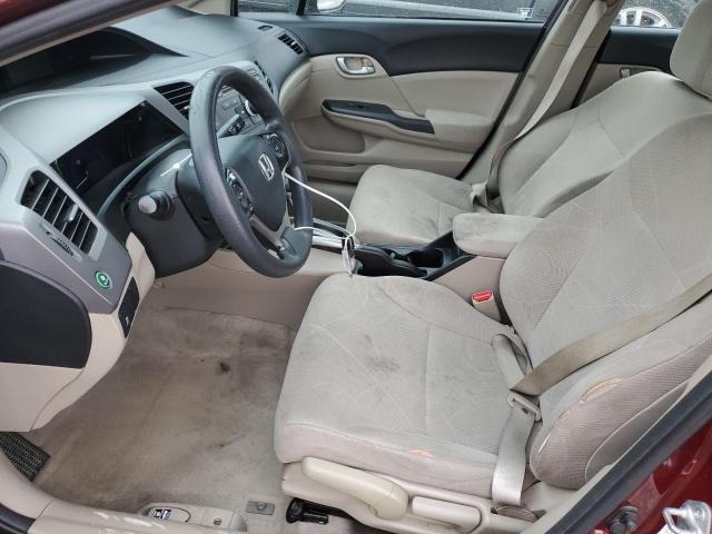 Photo 7 from auction – 2012 HONDA CIVIC LX with VIN 2HGFB2F52CH542477