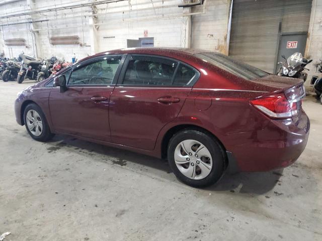 Photo 2 from auction – 2013 HONDA CIVIC LX with VIN 19XFB2F50DE011581